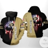 Colorado Buffaloes NCAA US Flag Skull 3D Printed Hoodie Zipper Hooded Jacket