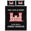 Combat Engineer Feel Safe At Night Bedding Set
