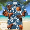 Cow 10 Print Short Sleeve Hawaiian Casual Shirt