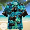 Cow Tropical Print Short Sleeve Hawaiian Casual Shirt