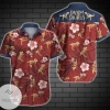Daddysaurus Hawaiian Graphic Print Short Sleeve Hawaiian Casual Shirt