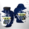 Dallas Cowboys NFL Baby Yoda Team 3D Printed Hoodie Zipper Hooded Jacket