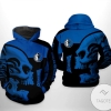 Dallas Mavericks NBA Skull Team 3D Printed Hoodie Zipper Hooded Jacket