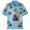 Darth Vader Summer Time Print Short Sleeve Hawaiian Casual Shirt