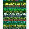 Dear Students I Believe In You I Am Here For You Poster
