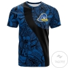 Delaware Blue Hens All Over Print T-shirt Polynesian  - NCAA