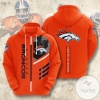Denver Broncos American Football 3D Printed Hoodie Zipper Hooded Jacket