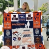 Denver Broncos To My Son Love Mom Quilt Blanket