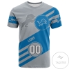 Detroit Lions All Over Print T-shirt Sport Style Logo  - NFL