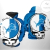 Detroit Lions NFL Grateful Dead 3D Printed Hoodie Zipper Hooded Jacket