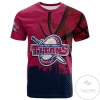 Detroit Mercy Titans All Over Print T-shirt Men's Basketball Net Grunge Pattern- NCAA
