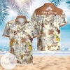 Dogs Disney Hawaiian Graphic Print Short Sleeve Hawaiian Casual Shirt