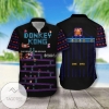 Donkey Kong Print Short Sleeve Hawaiian Casual Shirt
