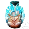 Dragon Ball Z Characters 3D Printed Hoodie Zipper Hooded Jacket