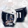 Drew Bledsoe New England Patriots 3D Printed Hoodie Zipper Hooded Jacket