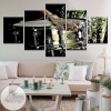 Drum Barbed Wire Five Panel Canvas 5 Piece Wall Art Set