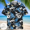 Drums Print Short Sleeve Hawaiian Casual Shirt
