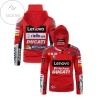 Ducati Corse Motogp Racing Lenovo Riello Michelin Dainese All Over Print 3D Gaiter Hoodie - Red