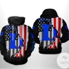 Duke Blue Devils NCAA US Flag 3D Printed Hoodie Zipper Hooded Jacket