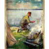 Easily Distracted By Camping And Fishing Poster