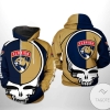 Edmonton Oilers NHL Grateful Dead 3D Printed Hoodie Zipper Hooded Jacket