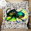 Elephant Beetle Quilt Blanket