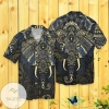 Elephant Mandala For men And Women Graphic Print Short Sleeve Hawaiian Casual Shirt