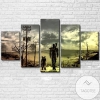 Fallout Gaming Five Panel Canvas 5 Piece Wall Art Set