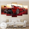 Ferrari FXX-K Five Panel Canvas 5 Piece Wall Art Set