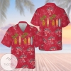 Fireball All Over Print 3D Hawaiian Shirt - Red