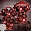 Firefighter Where My Hose At Hawaiian Graphic Print Short Sleeve Hawaiian Casual Shirt