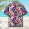 Flamingo Hawaiian IV Graphic Print Short Sleeve Hawaiian Casual Shirt