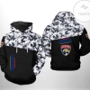 Florida Panthers NHL Camo Veteran 3D Printed Hoodie Zipper Hooded Jacket