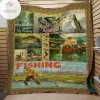 Flying Fishing Quilt Blanket