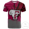 Fordham Rams All Over Print T-shirt Men's Basketball Net Grunge Pattern- NCAA