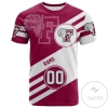 Fordham Rams All Over Print T-shirt Sport Style Logo  - NCAA