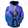Fortnite Colorful 3D Printed Hoodie Zipper Hooded Jacket