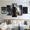 Friday The 13th Jason Vorhees Five Panel Canvas 5 Piece Wall Art Set
