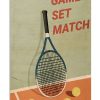 Game Set Match Tennis Poster