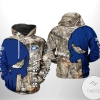 Georgia Southern Eagles NCAA Camo Veteran Hunting 3D Printed Hoodie Zipper Hooded Jacket