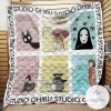 Ghibli Totoro Chihiro Kiki For Fan Quilt Blanket