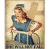 God Is Within Her She Will Not Fall Psalm 46:5 Poster