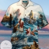 God Save Our Life Hawaiian Graphic Print Short Sleeve Hawaiian Shirt