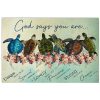God Says You Are Unique Special Lovely Precious Strong Chosen Sea Turtle Poster