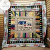 Going Camping Is My Job Fabric Quilt Blanket