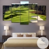 Golf Course 17 Nature Five Panel Canvas 5 Piece Wall Art Set