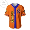 Goofy Dog Disney All Over Print Baseball Jersey - Orange