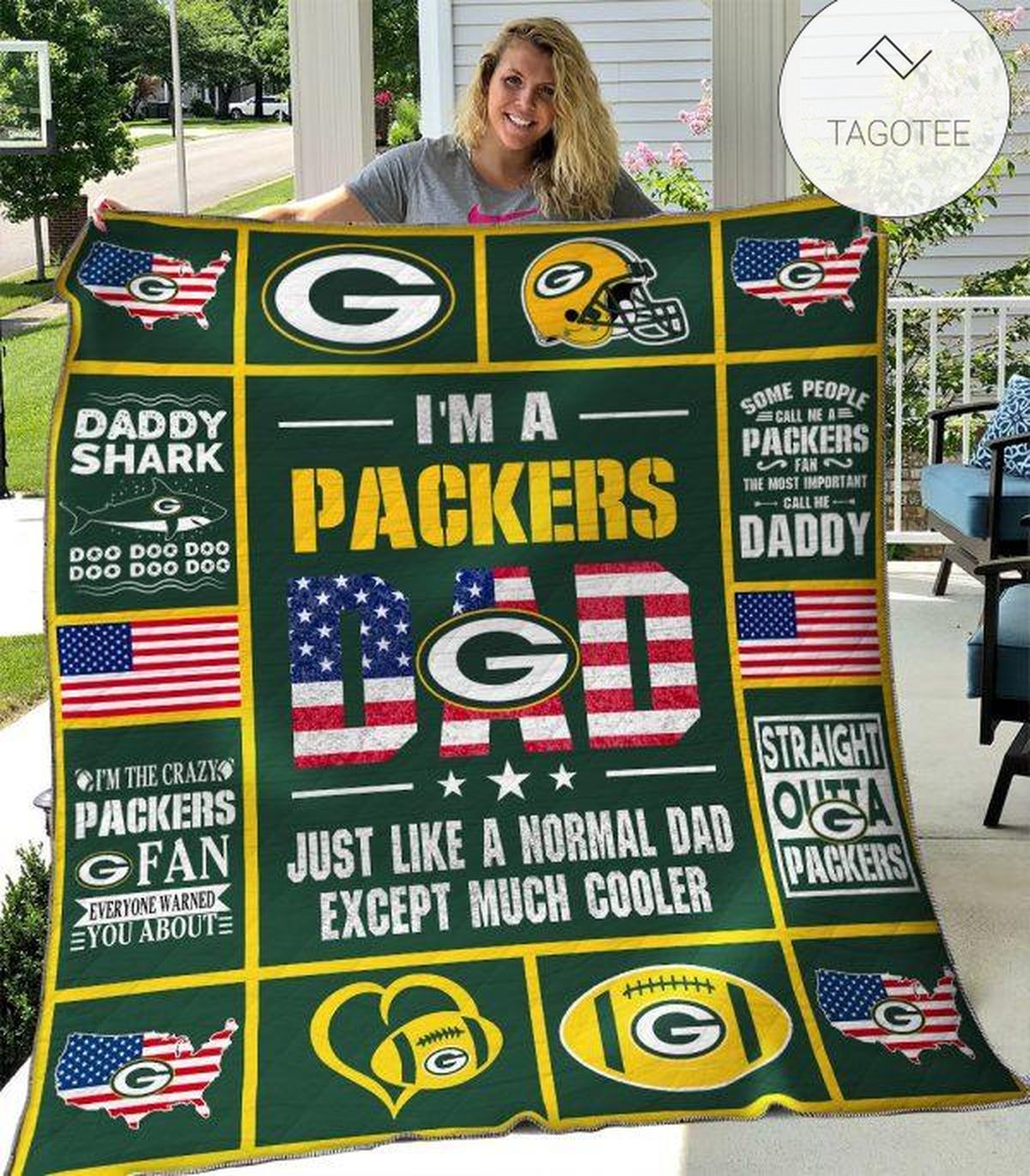 Green Bay Packers Quilt Blanket