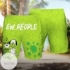 Grinch and Snoopy Ew People Hawaiian Beach Shorts