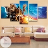 Guardians Of The Galaxy 2 Rocket Groot Five Panel Canvas 5 Piece Wall Art Set
